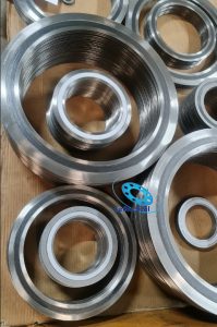 Spiral wound gasket (Filler: PTFE, graphite)